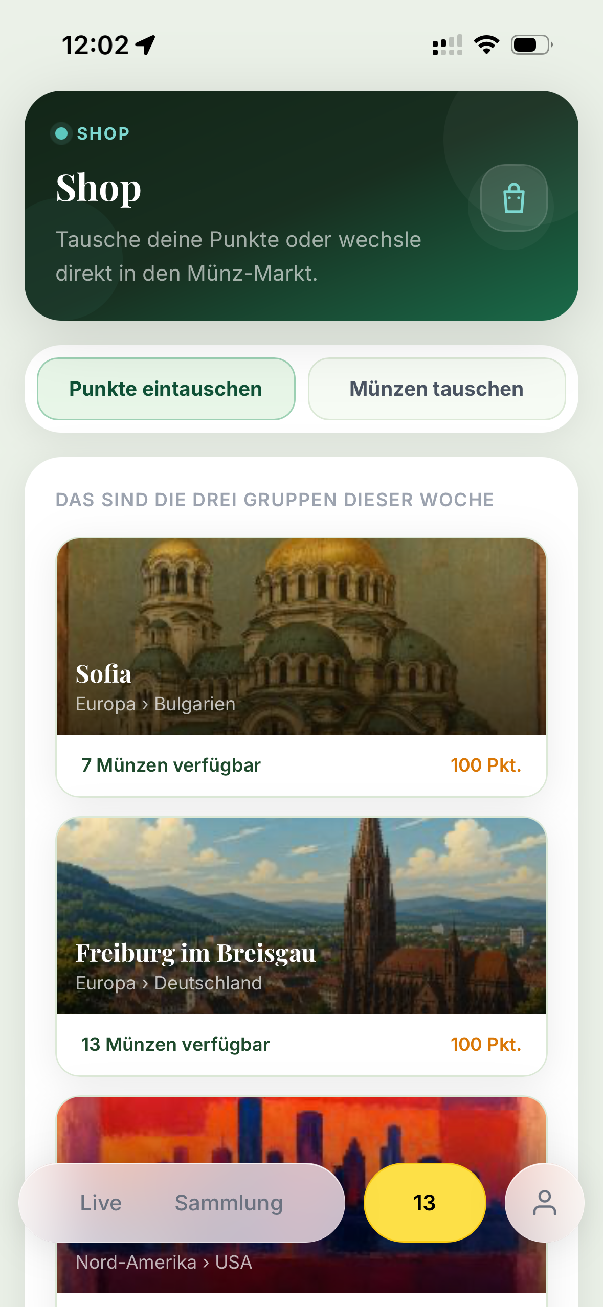 Discovery map in the Un|discovered app